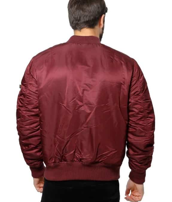 Alpha industries-MA 1 TT VF-burgundy-1 back